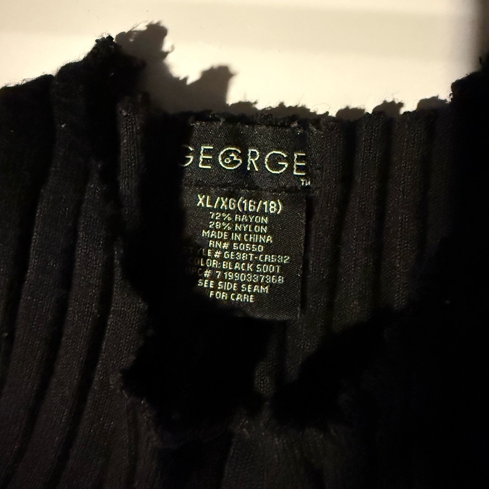 🌼 Black Ribbed Sweater - Picture 2 of 3